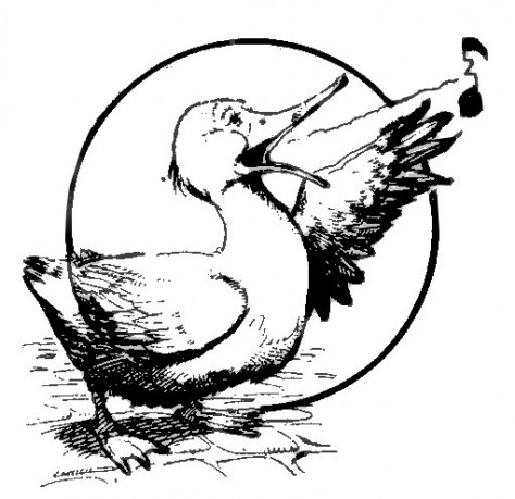 Premier "logo" du Canard- Février 1983. Dépoussiérage par SIX L.